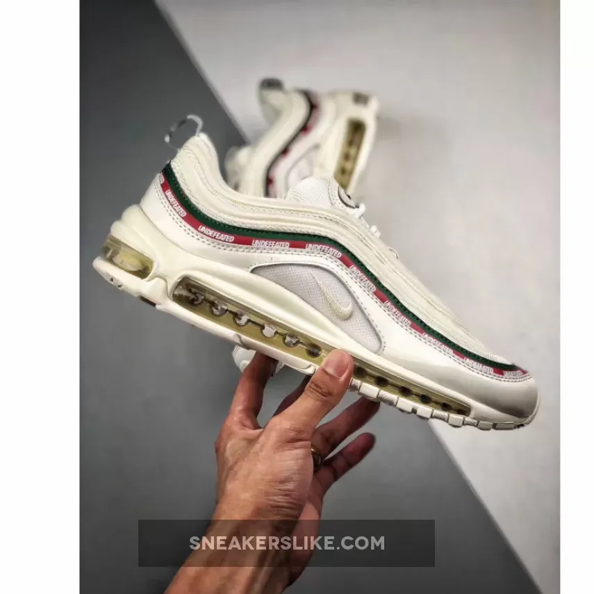 Undefeated X Nike Air Max 97 OG Sail White AJ1986-100 Brand New
