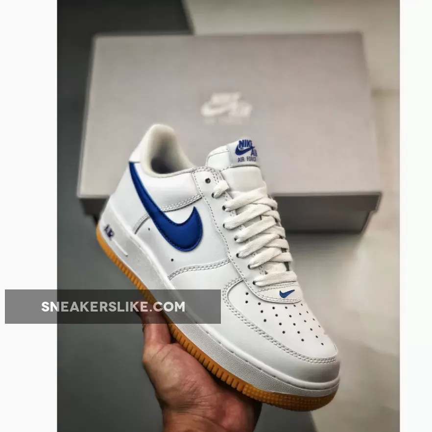 Nike Air Force 1 Low Since 82 White Varsity Royal DJ3911-101 Air Force 1 82 White