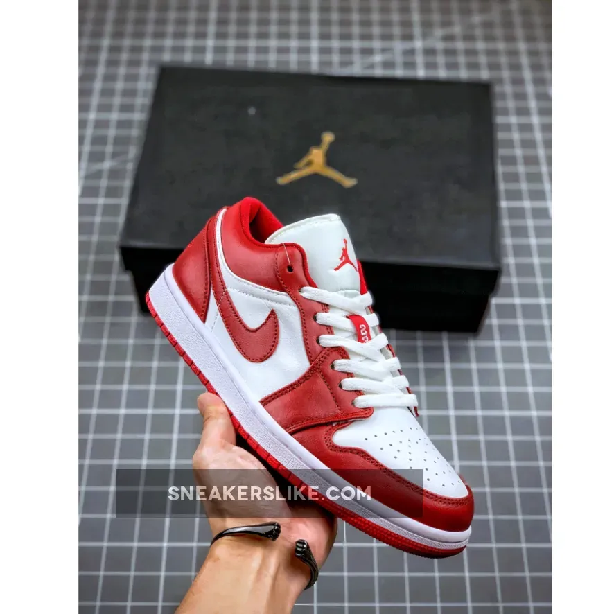 Air Jordan 1 Low GYM RED/WHITE AJ1 / red jordan 1 low
