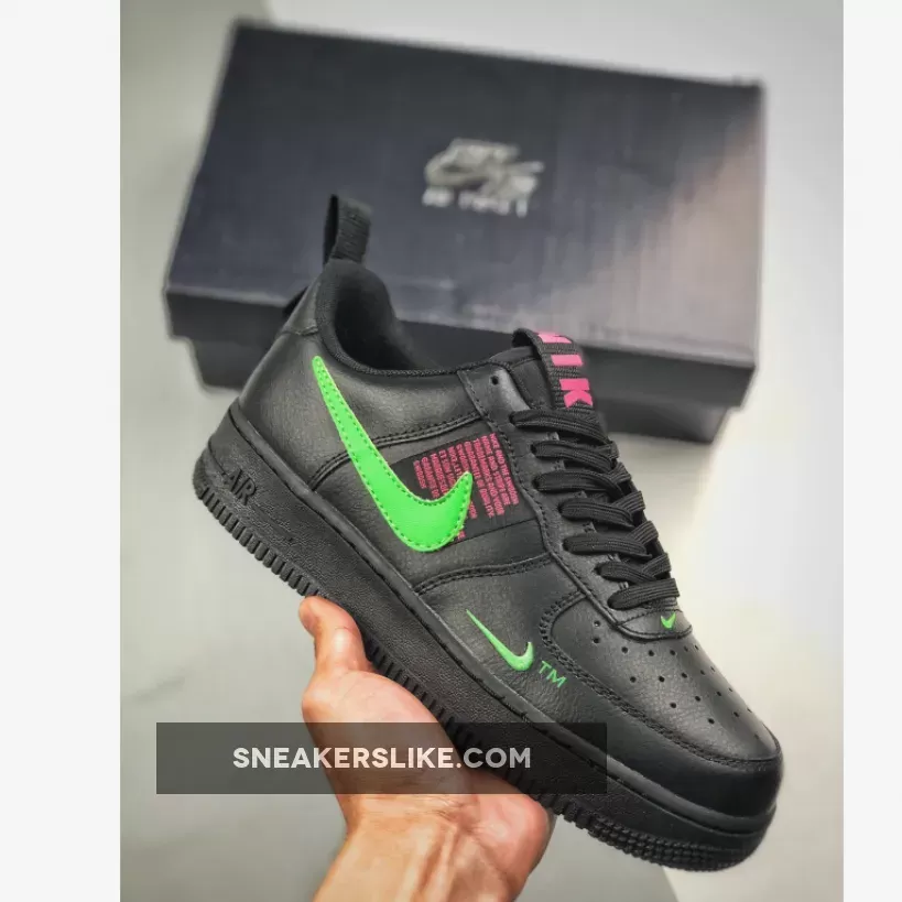 Nike Air Force 1 LV8 UL Black/Hyper Pink-Scream Green - air force 1 lv8 ul 'scream green'