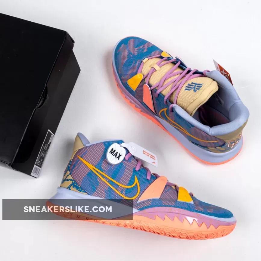 Nike Kyrie 7 'Expressions' dc0589-003 nike kyrie 7 blue and orange