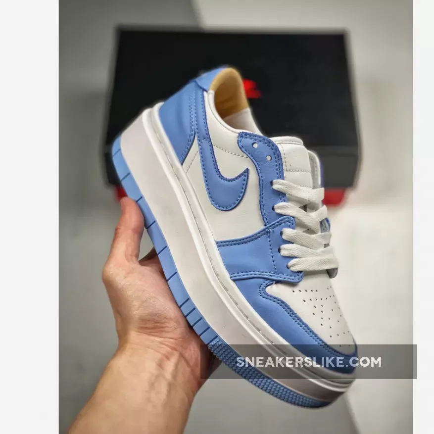 Women Air Jordan 1 Elevate Low University Blue DQ3698-141