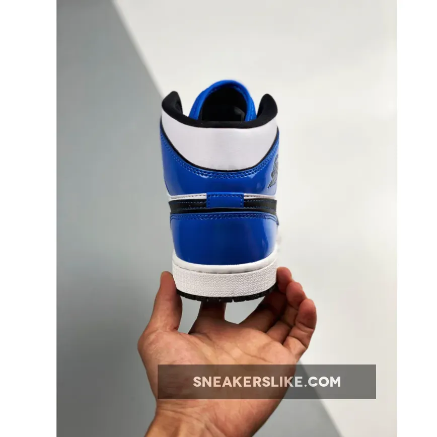 Air Jordan 1 Mid Se White/black Air Jordan 1 Mid SE Signal Blue/White-Black
