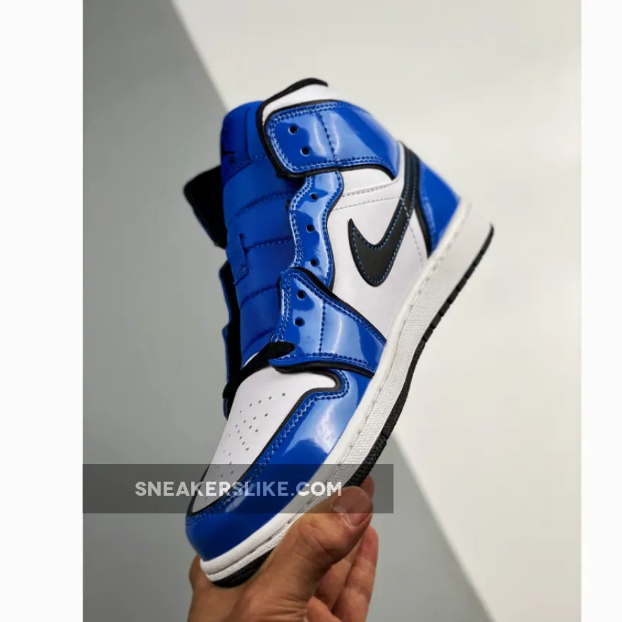Air Jordan 1 Mid Se White/black Air Jordan 1 Mid SE Signal Blue/White-Black