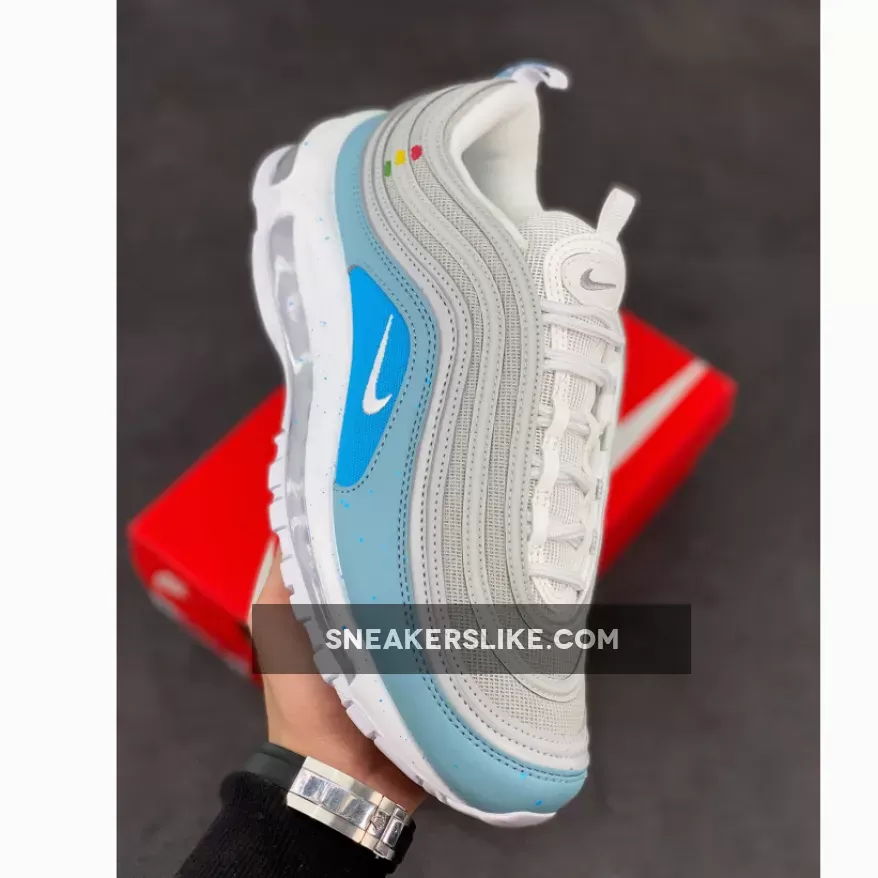 Nike Air Max 97 White Blue Grey Brand New