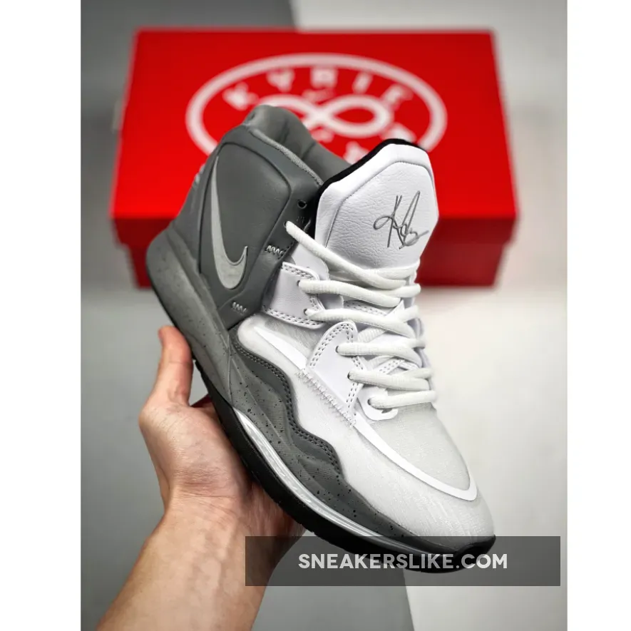 Nike Kyrie 8 Wolf Grey White / nike kyrie 7 wolf grey