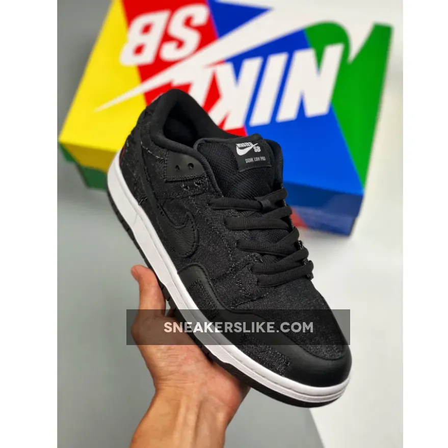 Wasted Youth X Dunk Low Sb 'Black Denim' University Red-White- / dunk wasted youth