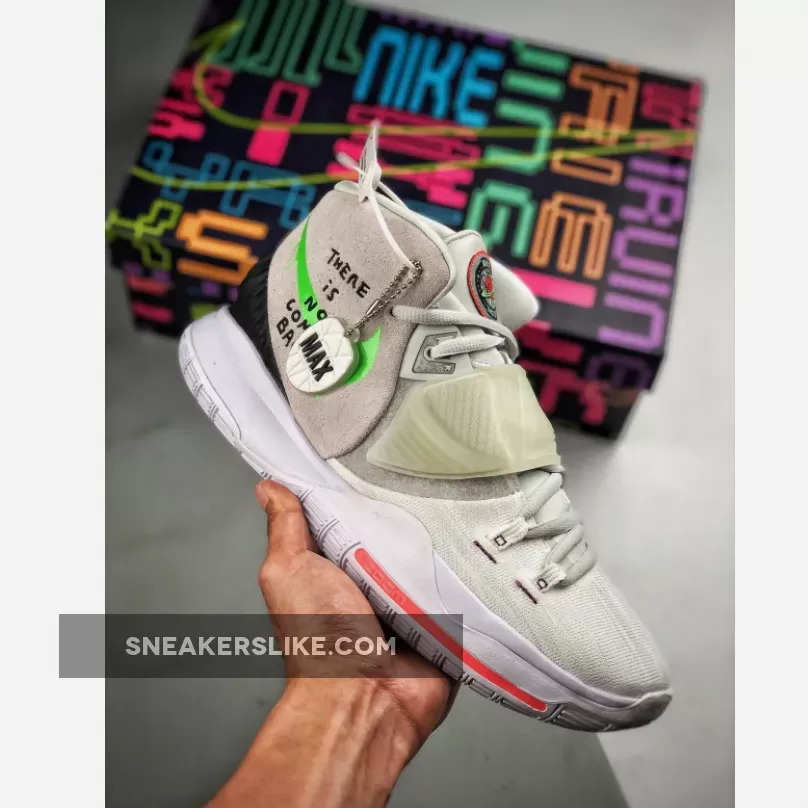 Nike Kyrie 6 'There Is No Coming Back' Photon Dust/Green Strike BQ4631-005 Kyrie 6 There Is No Coming Back