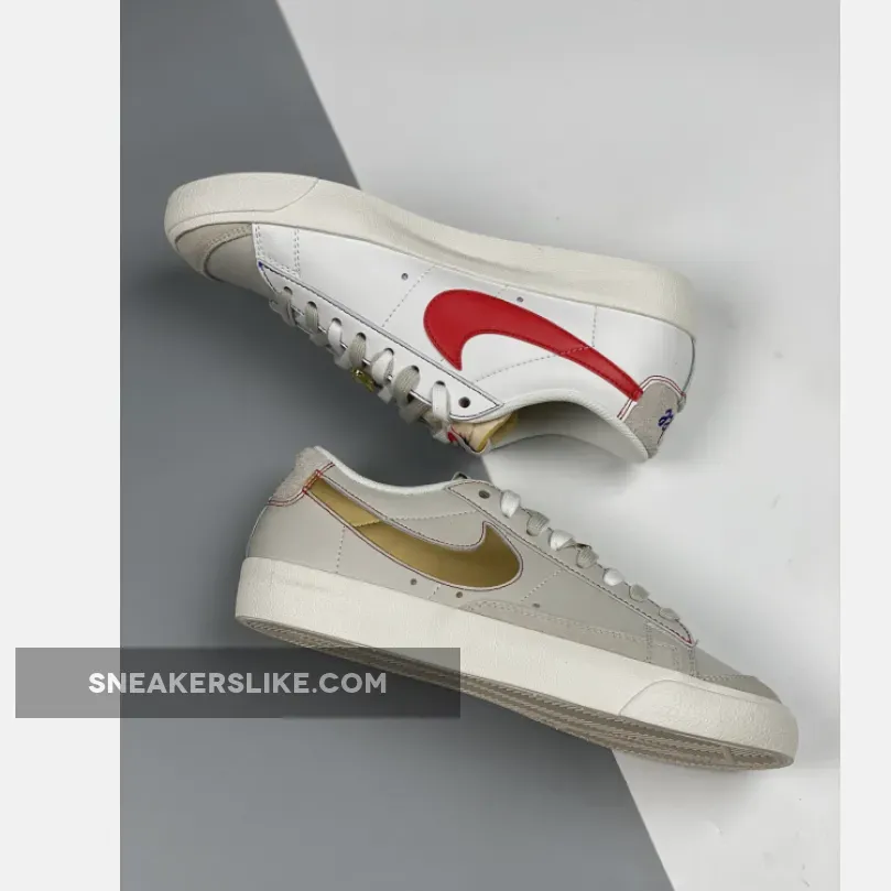 Nike Blazer Low 77 Smoke Grey DH4370-002 - nike blazer grey swoosh