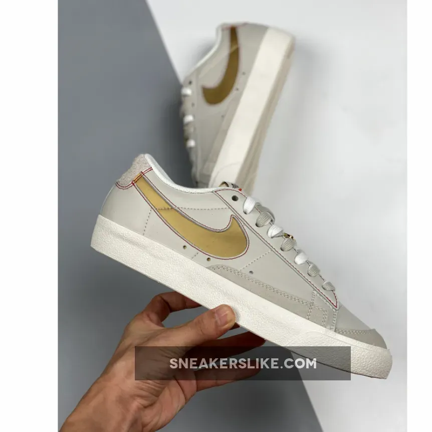 Nike Blazer Low 77 Smoke Grey DH4370-002 - nike blazer grey swoosh