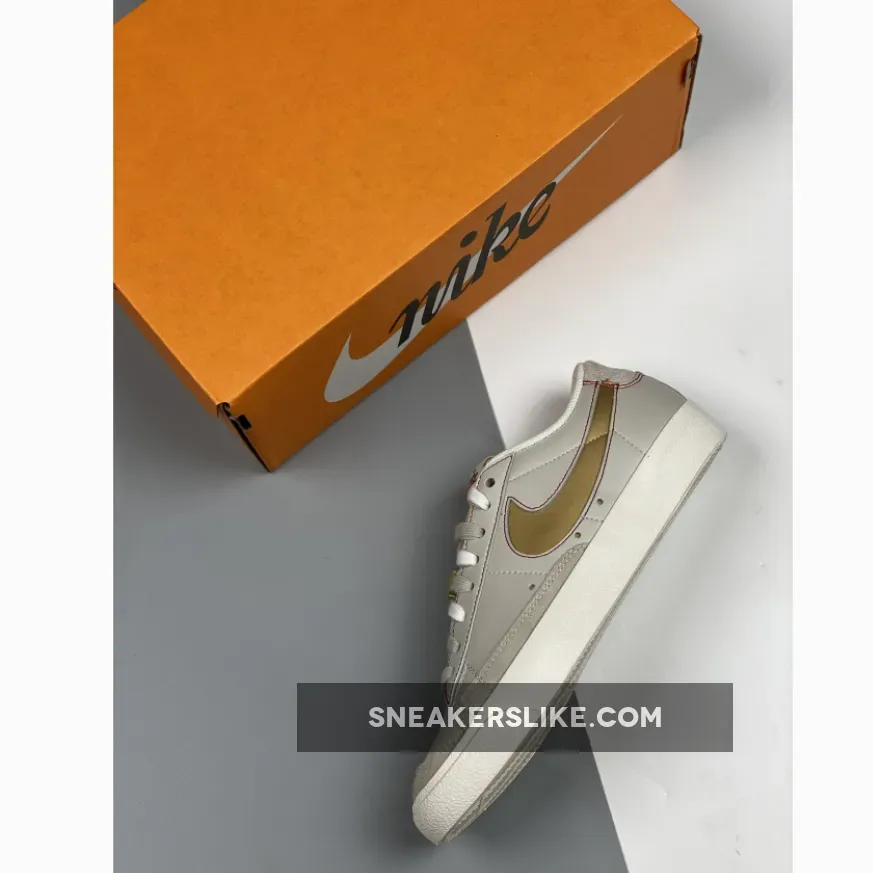 Nike Blazer Low 77 Smoke Grey DH4370-002 - nike blazer grey swoosh