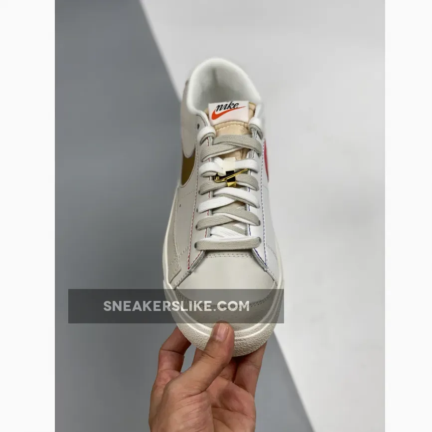 Nike Blazer Low 77 Smoke Grey DH4370-002 - nike blazer grey swoosh