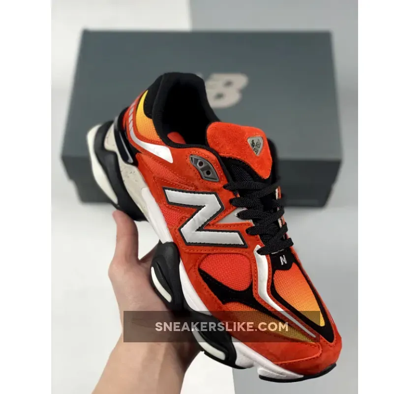DTLR x New Balance 9060 "Fire Sign" Orange/Red-Yellow