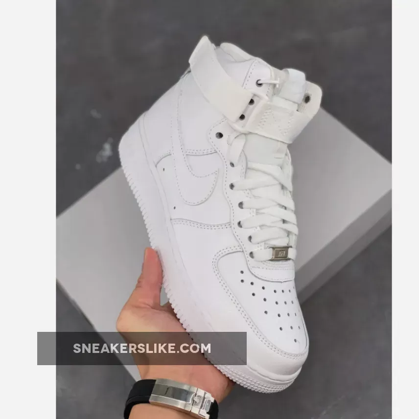 Nike Air Force 1 High Triple White - air force 1 triple white mid