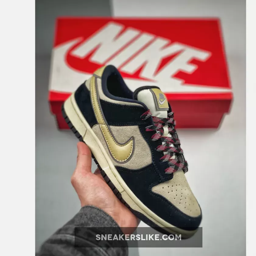 Nike Dunk Low LX Black/Team Gold-Coconut Milk - black suede nike