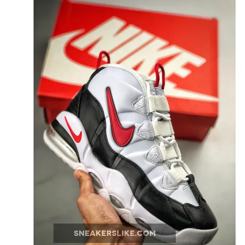 Nike Air Max Uptempo 95 White Red / nike air max uptempo 95 white red black