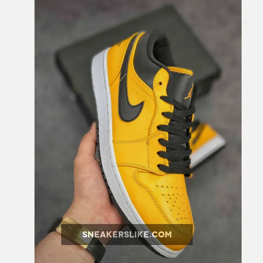 Jordan 1 Low University Gold 553558-700 air jordan 1 university gold low