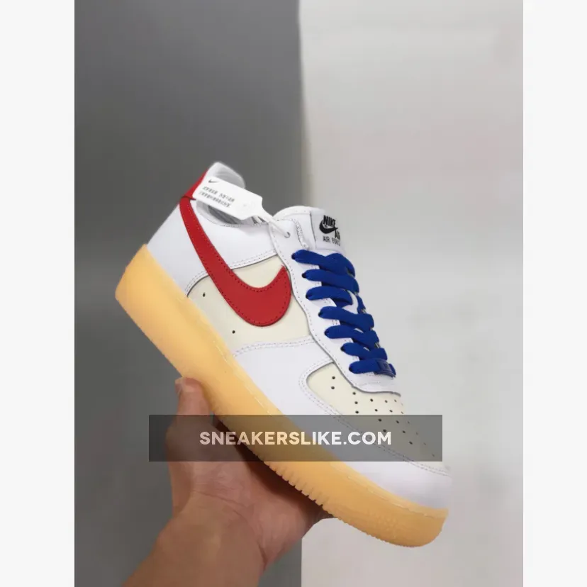 Custom Nike Air Force 1 White/Red Online