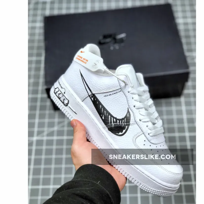 Nike Air Force 1 Low 'Sketch' White/Black CW7581-101 / nike air force 1 sketch