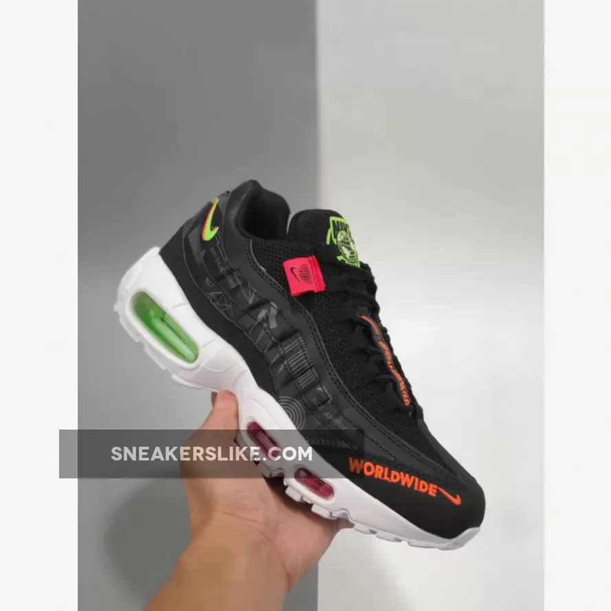 Nike Air Max 95 'Worldwide Pack' Black CQ9743-001 Brand New