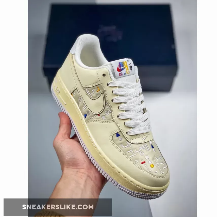 Nike Air Force 1 Low Hangeul Day Cream/White DO2701-715 / hangul day air max