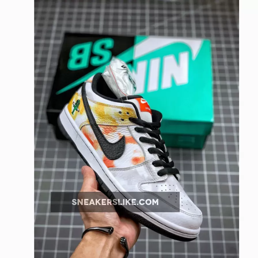 Nike SB Dunk Low 'Raygun White Tie-Dye' BQ6832-101 For Sale
