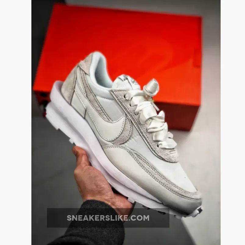 Nike LDWaffle x Sacai White Nylon - all white sacai
