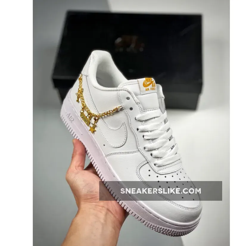 Nike Air Force 1 07 LX White Womens DD1525-100 #nike lucky charms shoes