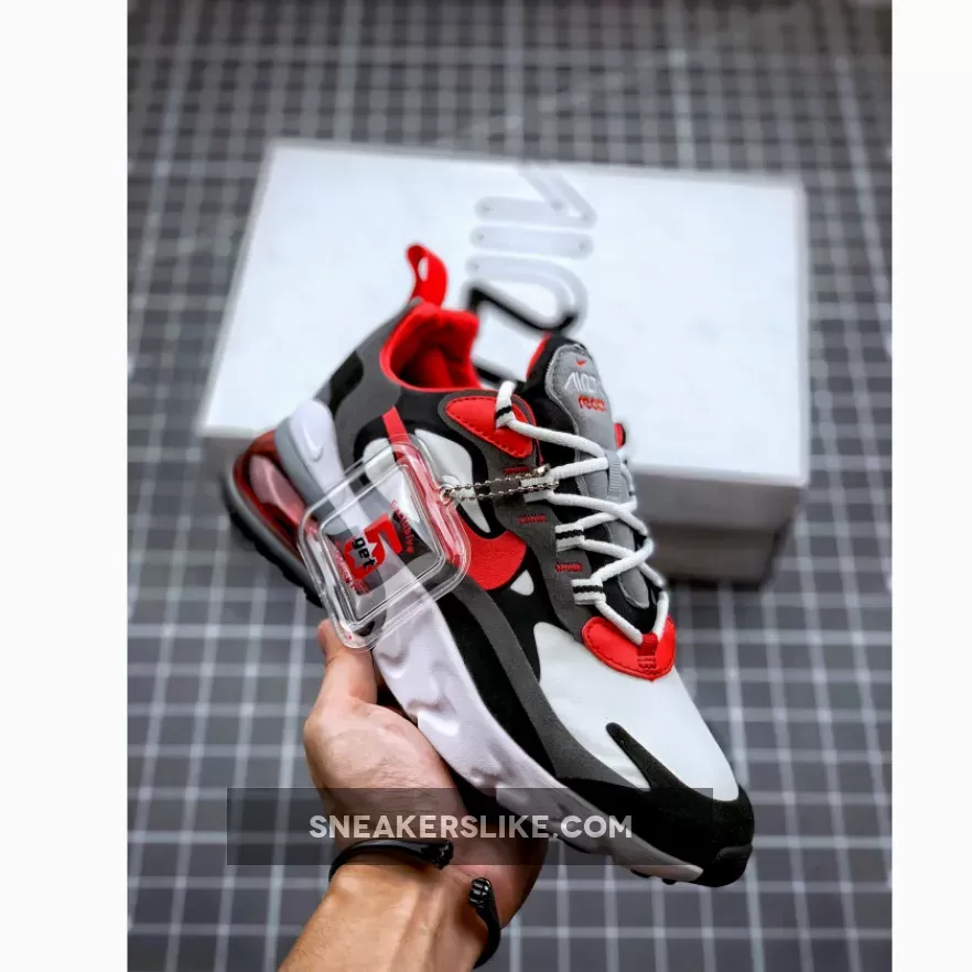 Nike Air Max 270 React Black/White-Iron Grey-University Red / white/white/black air max 270
