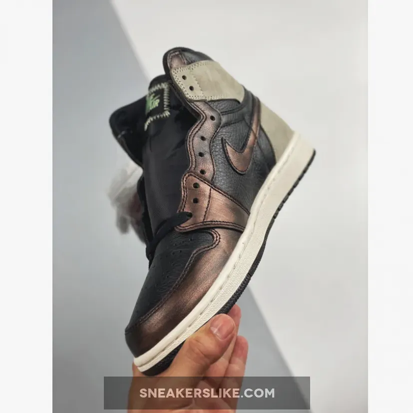 Rust Shadow Jordan 1 / Air Jordan 1 High OG Black/Light Army-Sail-Fresh Mint