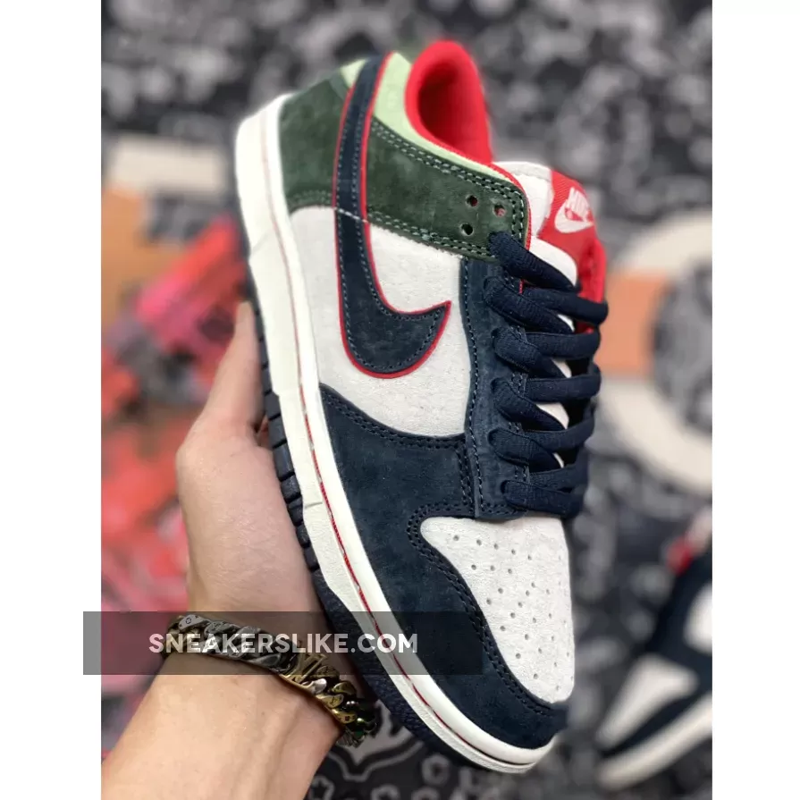 Nike Dunk Low Navy Green Red / dunk low navy blue