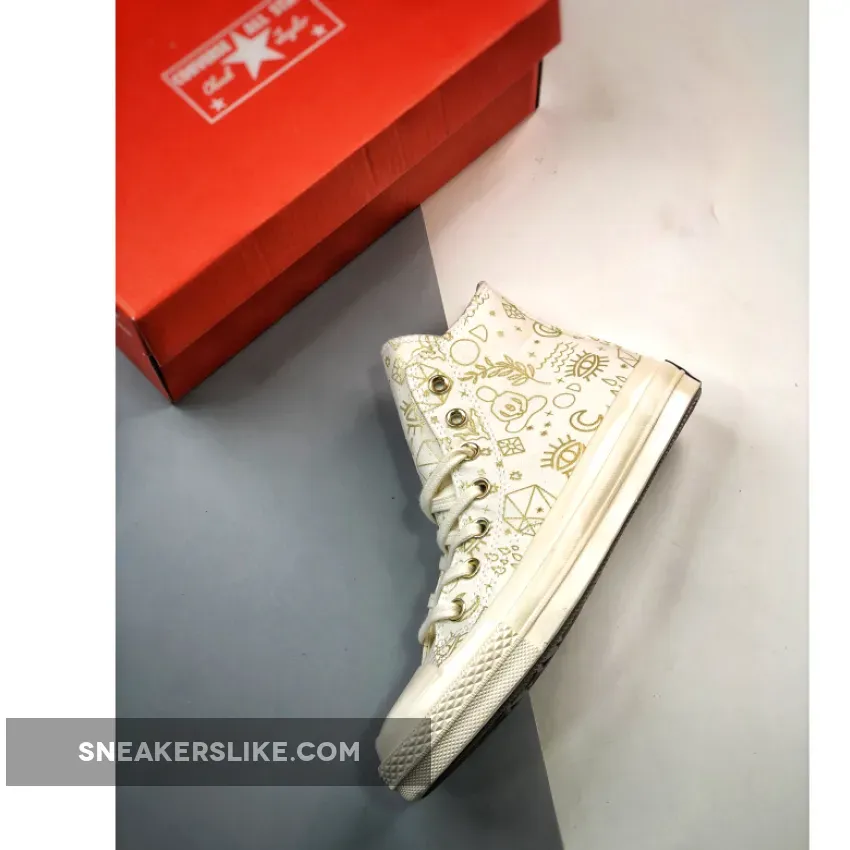 Converse Chuck 70 Golden Elements High Egret/Light Gold - golden elements converse