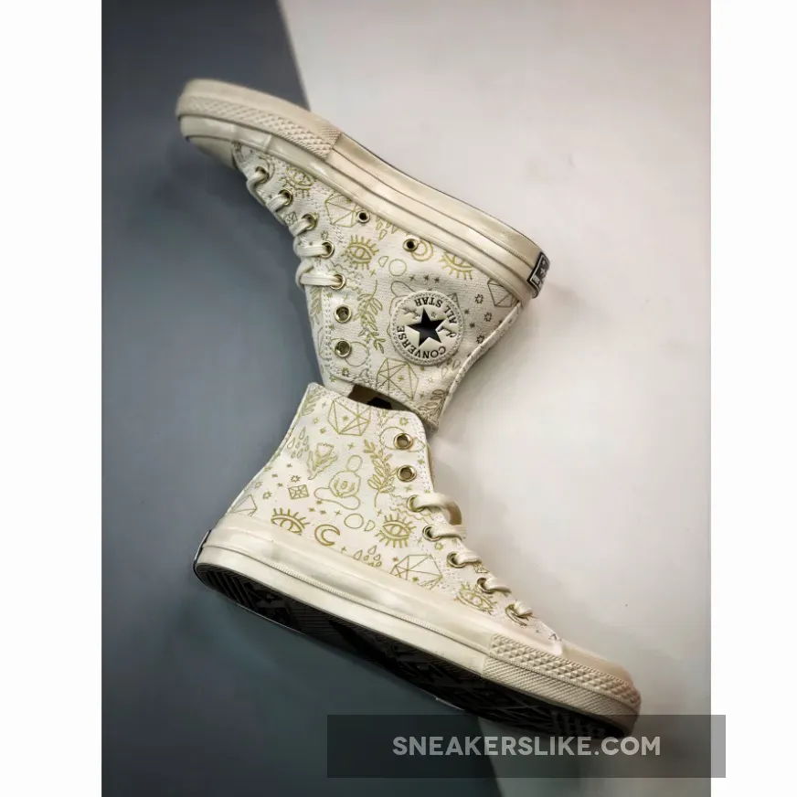 Converse Chuck 70 Golden Elements High Egret/Light Gold - golden elements converse