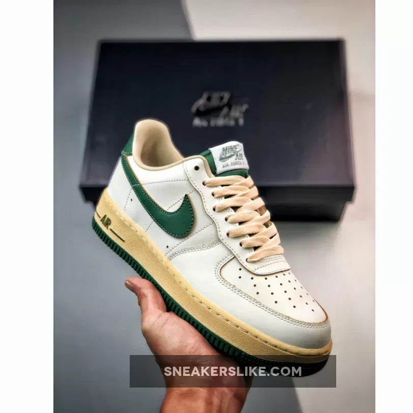 Nike Air Force 1 Sail/Gorge Green/Sesame #air force 1 george green