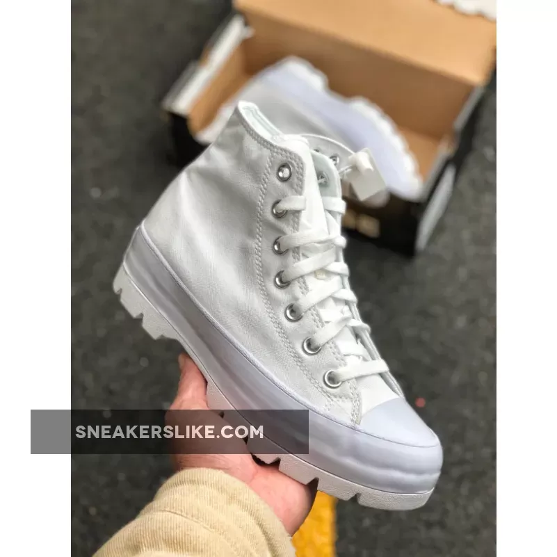Converse Chuck Taylor All Star Lugged High Top White/Black/White converse chuck taylor all star lugged white high tops