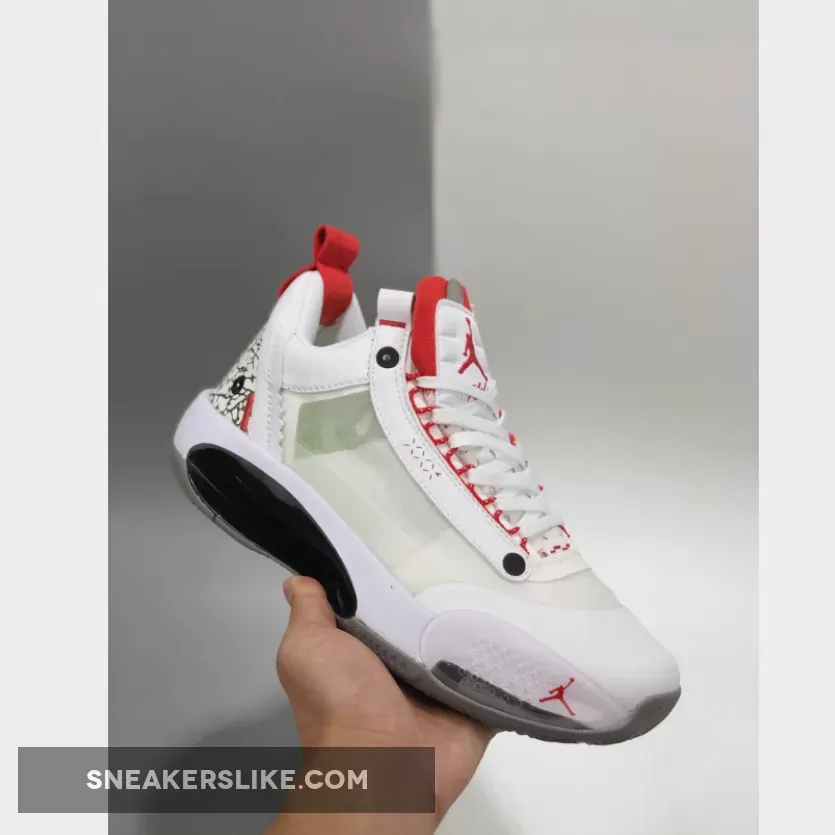 Air Jordan 34 Low 'White Cement' CZ7747-101 / jordan 34 low white cement
