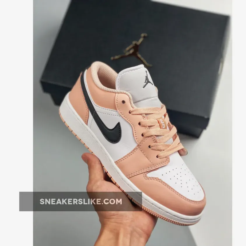 Air Jordan 1 Low GS Light Arctic Pink/White-Black Light Arctic Pink Jordan 1