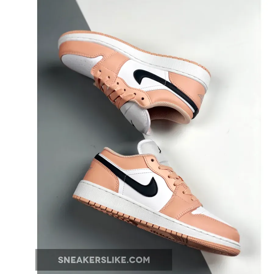 Air Jordan 1 Low GS Light Arctic Pink/White-Black Light Arctic Pink Jordan 1