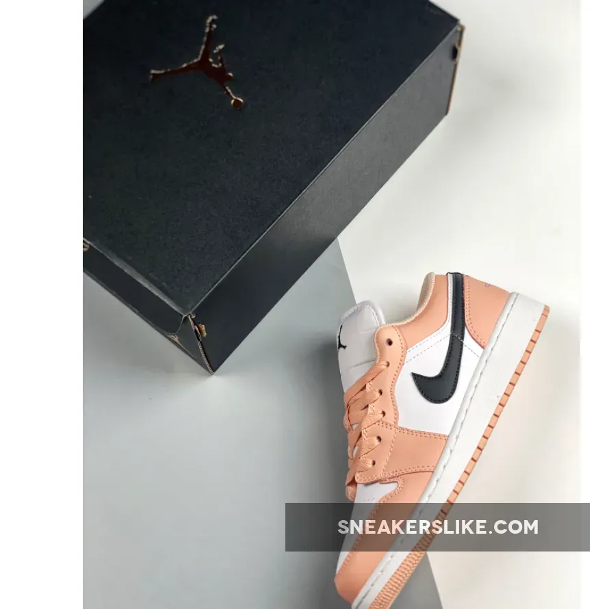 Air Jordan 1 Low GS Light Arctic Pink/White-Black Light Arctic Pink Jordan 1