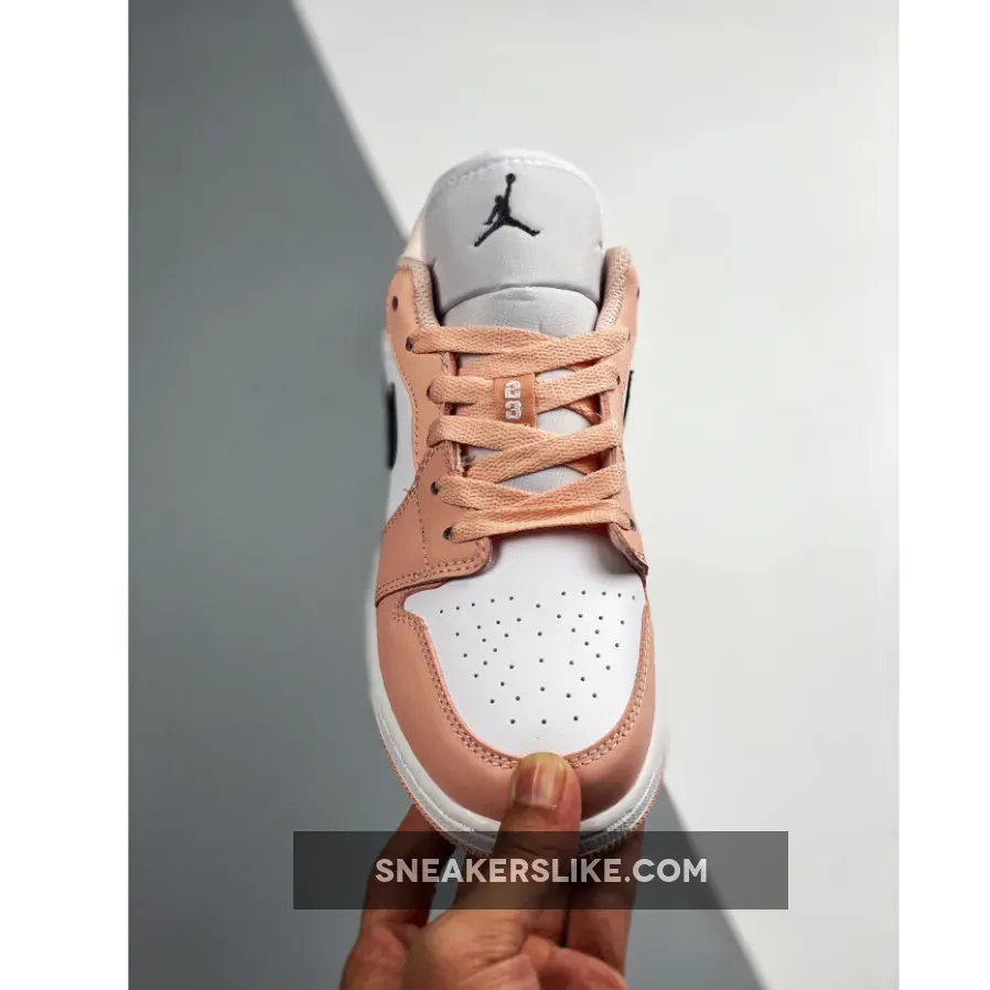 Air Jordan 1 Low GS Light Arctic Pink/White-Black Light Arctic Pink Jordan 1