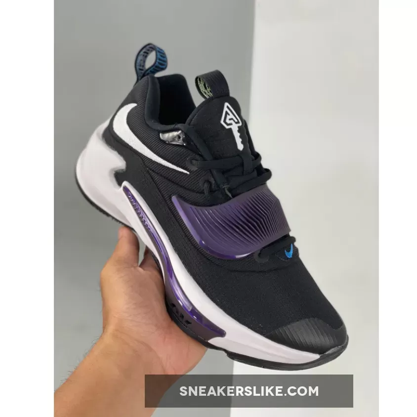 Nike Zoom Freak 3 'Project 34' Black/Light Photo Blue-White / freak 34