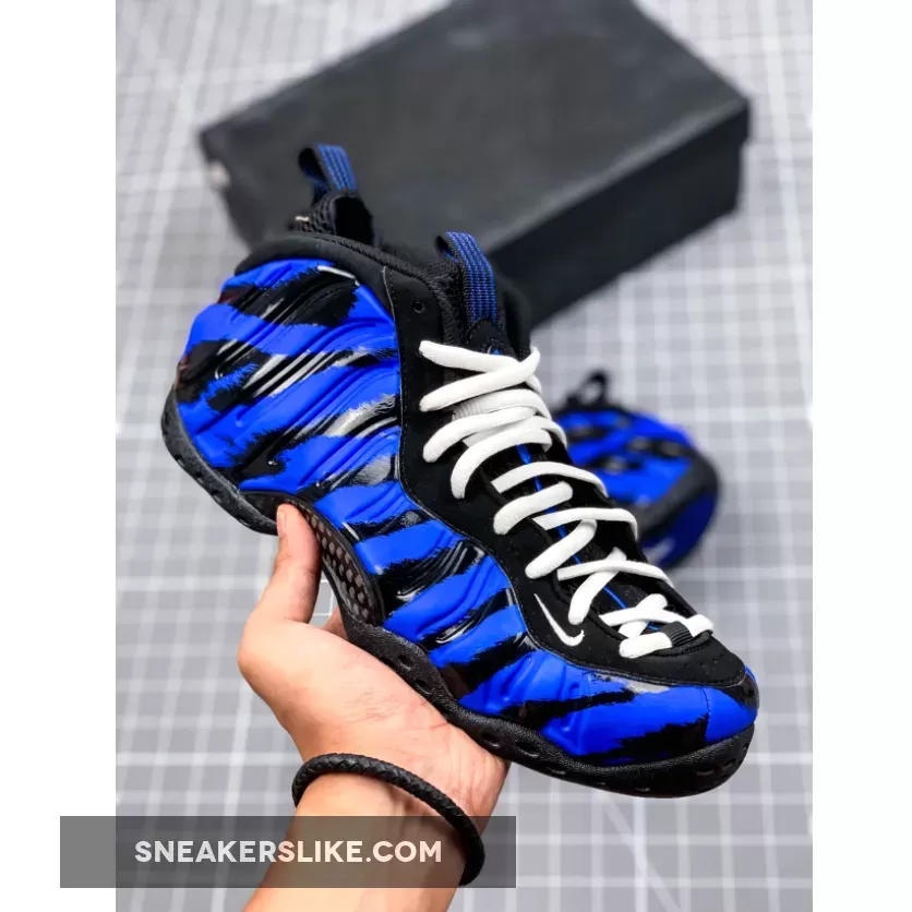 Nike Air Foamposite One 'Memphis Tigers' Racer Blue/White-Black / memphis tigers foamposites
