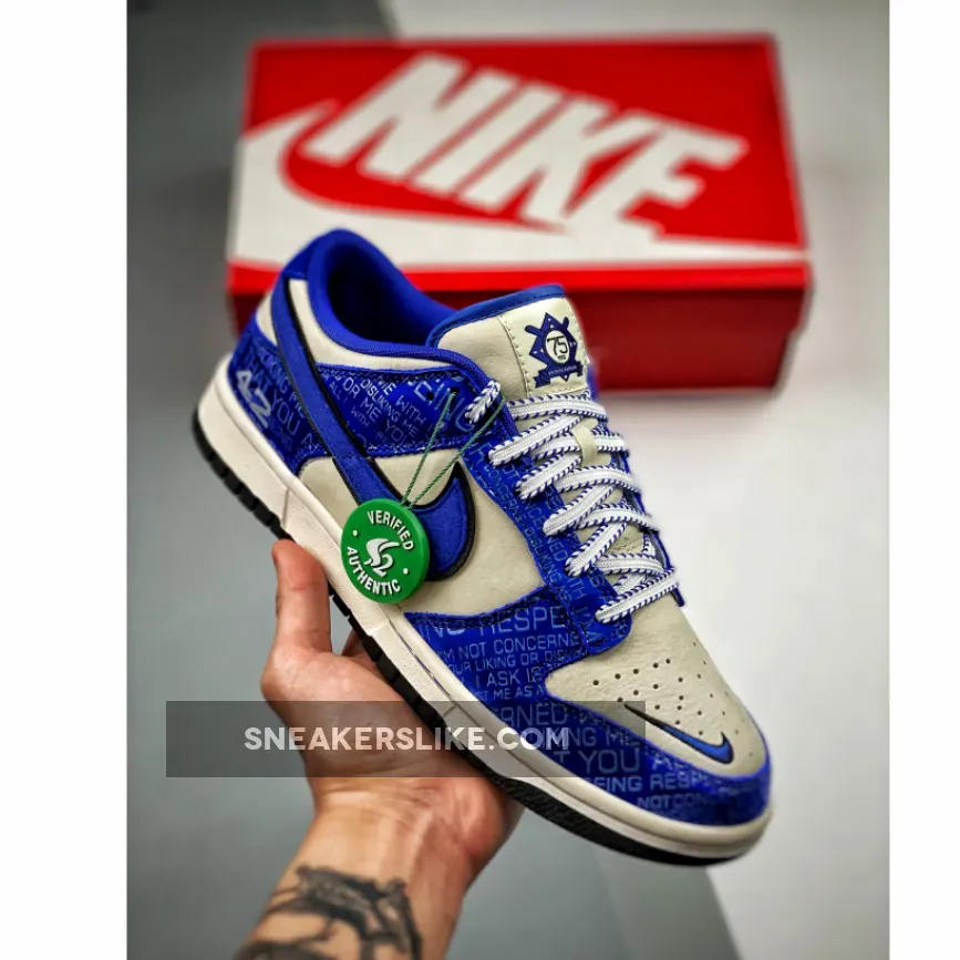 Nike Dunk Low Jackie Robinson Racer Blue Coconut Jackie Robinson Dunks Size 12