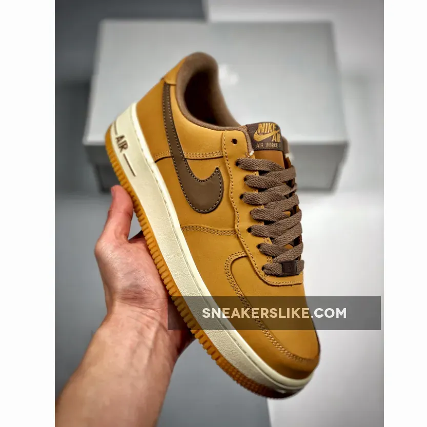 Nike Air Force 1 Low 'Waterproof' Wheat/Baroque Brown-Net 309652-721 / air force 1 waterproof