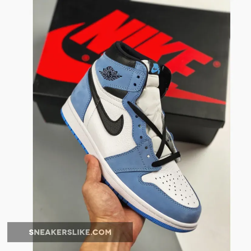Air Jordan 1 High OG White/University Blue-Black #jordan 1 univerity