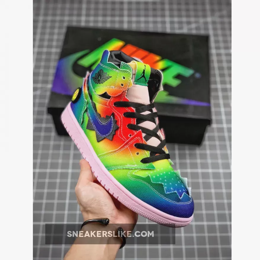 J Balvin x Jordan 1 High OG Multi DC3481-900 nike jbalvin