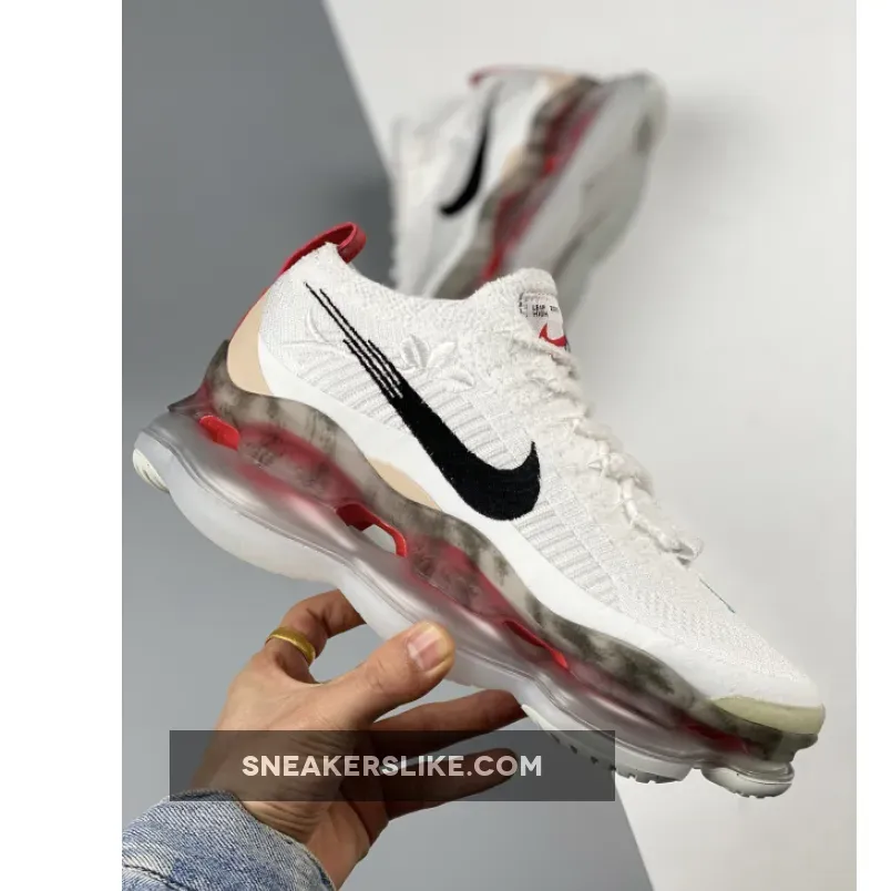 Nike Air Max Scorpion 'Leap High' White/Black-Varsity Red FD4319-101 New Releases