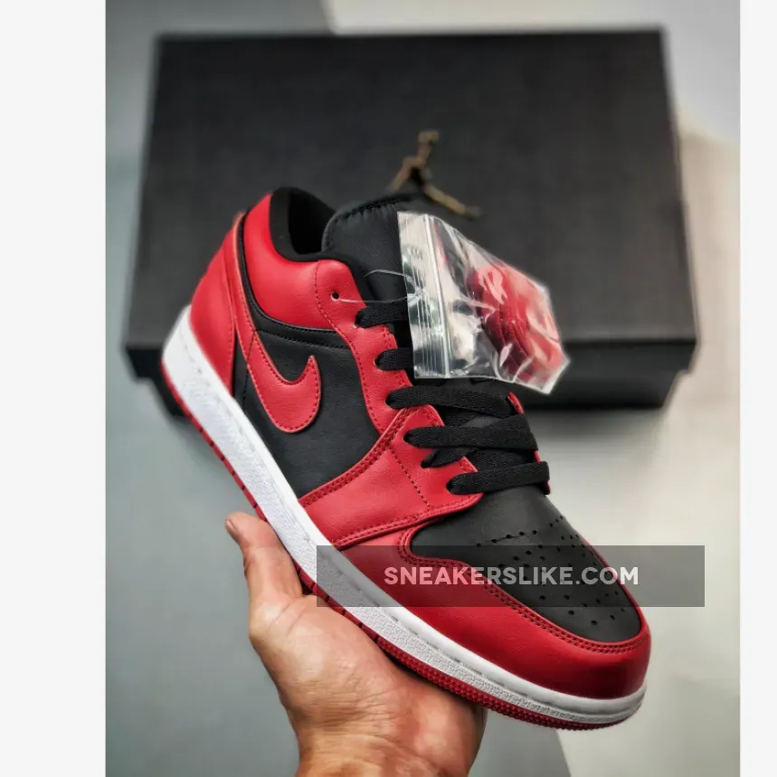 Air Jordan 1 Low 'Reverse Bred' Varsity Red/White-Black 553558-606 / reverse bred jordan 1 low