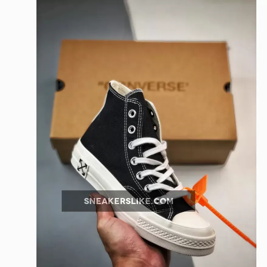 New Releases Off-White X Converse Chuck Taylor Black White 162204C-001