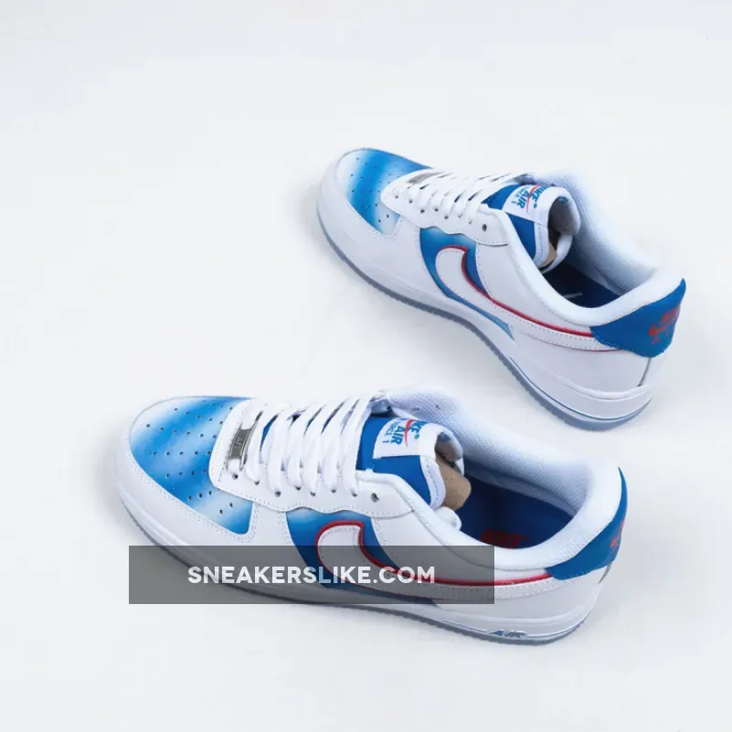 Nike Air Force 1 Low Pacific Blue/University Red-White / Air Force 1 Blue And Red